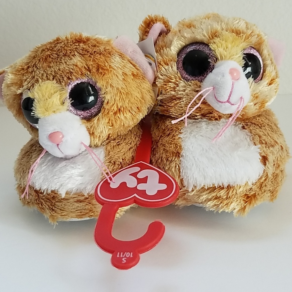 TY Cat house slippers